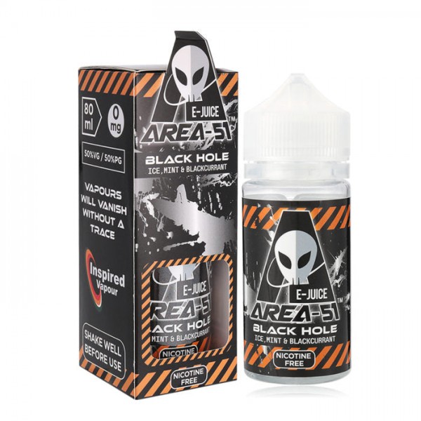 AREA 51 E-LIQUID ALL FAVOURS AVAILABLE 100ML